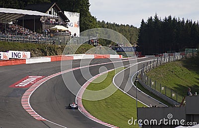 Eau Rouge Editorial Stock Photo