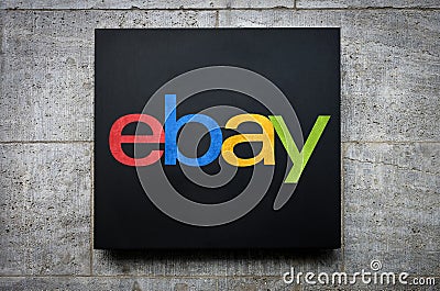 Ebay store logo Editorial Stock Photo