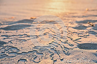 Ebb an flow Stock Photo