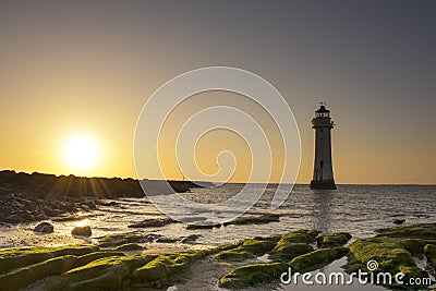 When the ebbing tide retreats.... Stock Photo