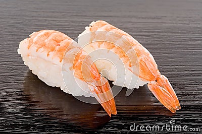 Ebi Sushi Stock Photo