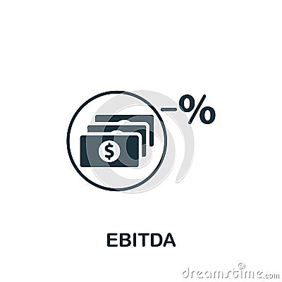 Ebitda Icon. Monochrome Simple Policy Icon For Templates, Web Design ...