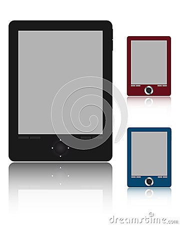 Ebook reader Vector Illustration