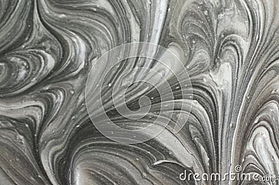 Ebru- marble paper. Drawing, fluid. Stock Photo