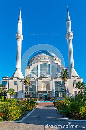 Ebu Bekr mosque in Shkoder, Albania Stock Photo