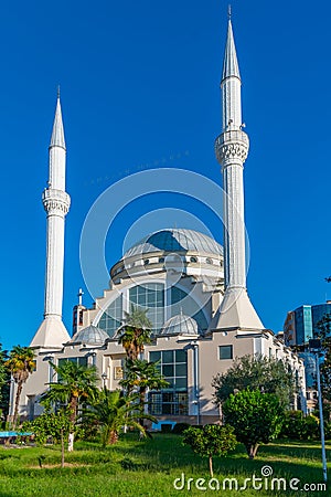 Ebu Bekr mosque in Shkoder, Albania Stock Photo