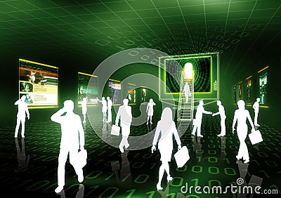 Ebusiness Concept 3 Stock Photo