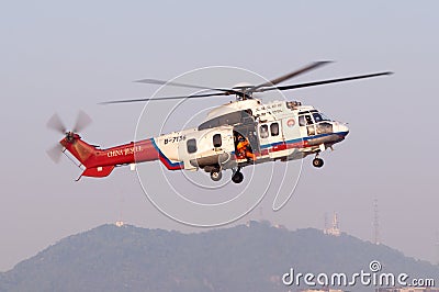 EC225 Rescue helicopter Editorial Stock Photo