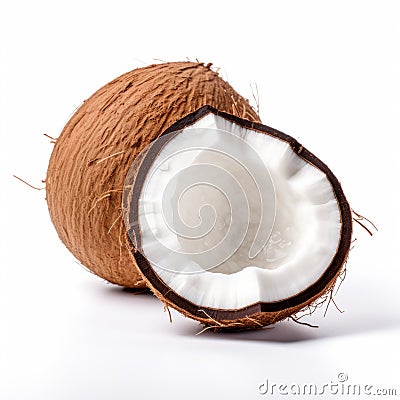 Eccentrically Quirky Coconut: Caninecore And Maidcore Inspired Product Photography Stock Photo