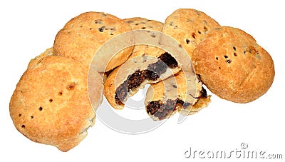 Eccles Cakes Stock Photo