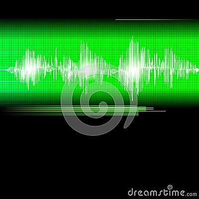 ECG Electrocardiogram medical background. Vector Illustration