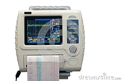 ECG monitor Stock Photo