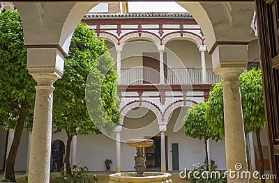 Palace of Benameji, Ecija, Spain Editorial Stock Photo