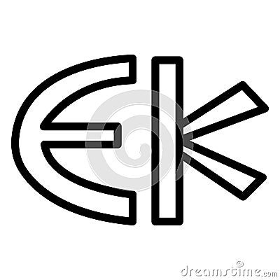 Eckankar Isolated Vector Icon which can easily modify or edit Vector Illustration