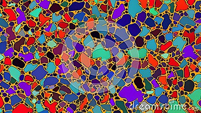 Eclectic patterns, vibrant colors, and an array of textures come together. Generative Ai Stock Photo