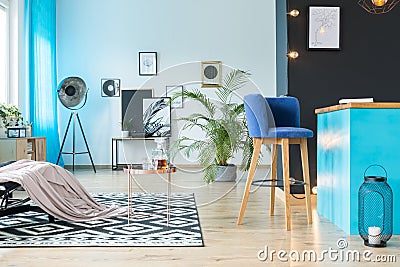 Eclectic loft interior Stock Photo