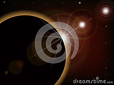 Eclipse 1 Vector Illustration