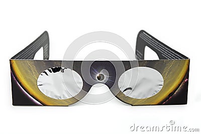 Eclipse glasses Stock Photo