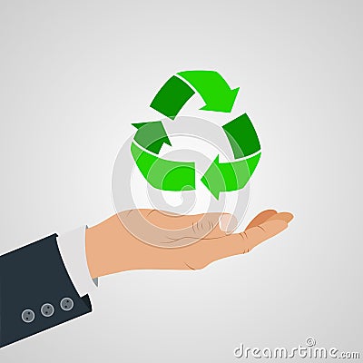 ECO Business Friendly Save Nature Vector Illustration