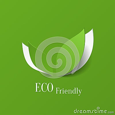 Eco friendly background Vector Illustration