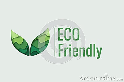 Eco Friendly background Vector Illustration