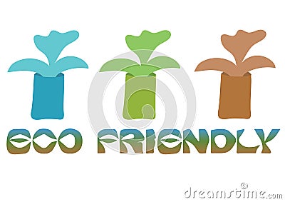 Eco friendly banner Stock Photo