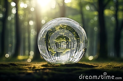 eco friendly business concept green Stock Photo