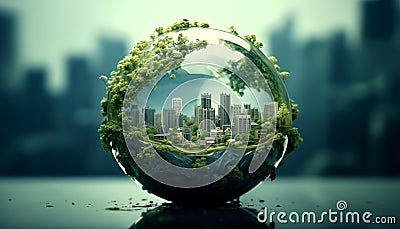 eco friendly business concept green Stock Photo