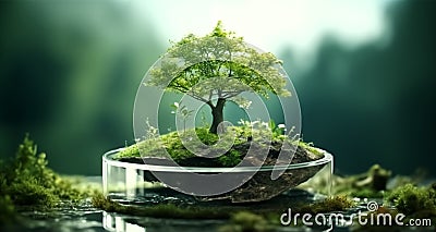 eco friendly business concept green Stock Photo