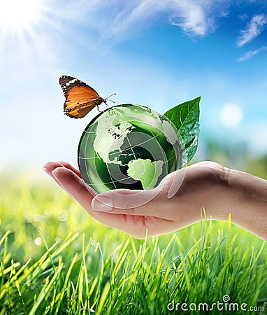 Eco-friendly concept Stock Photo