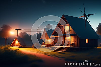 Eco Friendly Lifestyle Modern Elevate Your Lifestyle Stock Photo