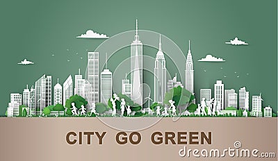 Eco friendly , save the earth and world environment day Vector Illustration
