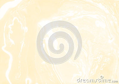 Abstract artsy backdrop. Decorative golden yellow acrylic marble texture. Stock Photo