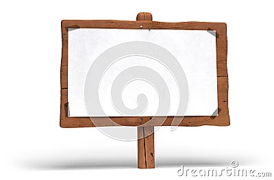 Eco friendly wood panel - green sign Stock Photo