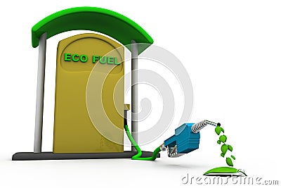 Eco fuel concept Stock Photo