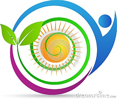 Eco green care Vector Illustration