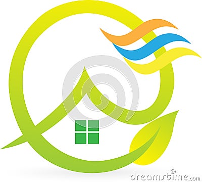 Eco home Vector Illustration