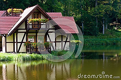 Eco house Stock Photo