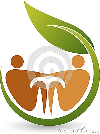 Eco kidney care logo Vector Illustration