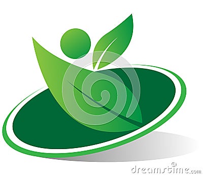 Eco logo Vector Illustration
