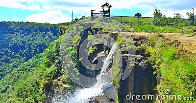 Eco park waterfall, beauty of Shillong, meghalaya, northeast, India Stock Photo