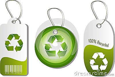 Eco tags Vector Illustration