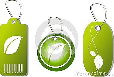 Eco Tags Vector Illustration