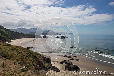 Ecola State Park / Lewis and Clark National Historical Park Stock Photo