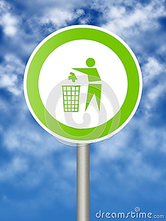 Ecologic sign Stock Photo
