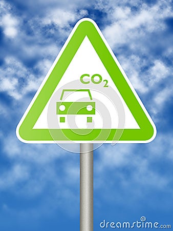 Ecologic sign Stock Photo