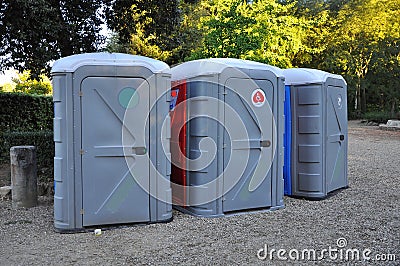 Ecologic wc, toilets Stock Photo