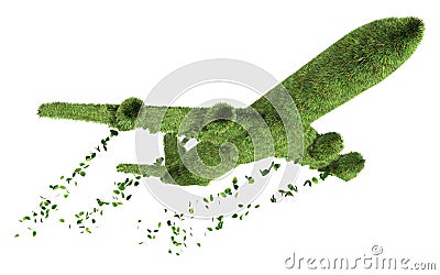 Ecological air travel concept Stock Photo