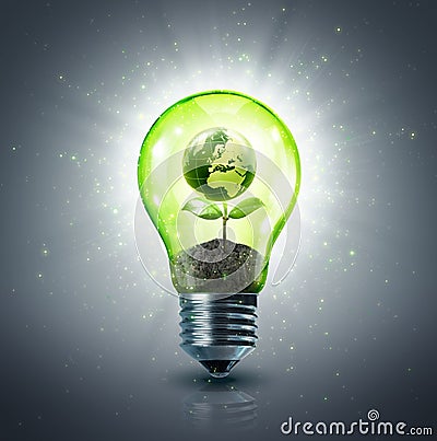 Ecological idea Stock Photo