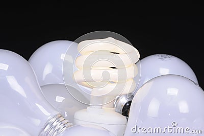 Ecological light source Stock Photo